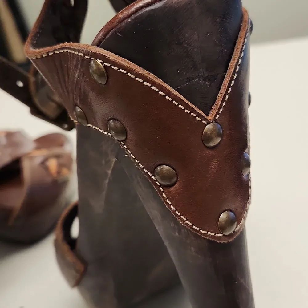 Bed Stu Cobbler Heels 9.5 B Shoes - Picture 12 of 16
